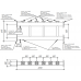 Модульный коллектор MK-2000-3x65F (до 2 мВт, 2 магистр. подкл. Фл.Ду150, 3 контура Фл.Ду65 вверх)